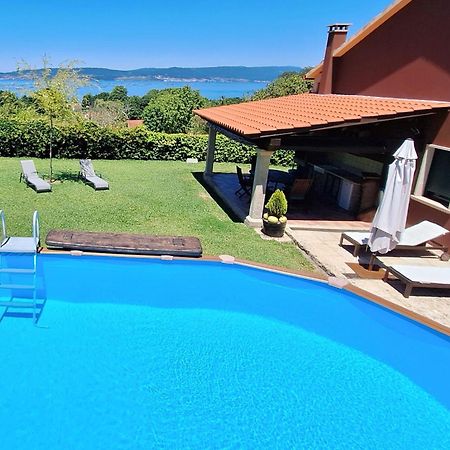 Chalet Rural 400 m playa piscina barbacoa chimenea Bueu Bagian luar foto